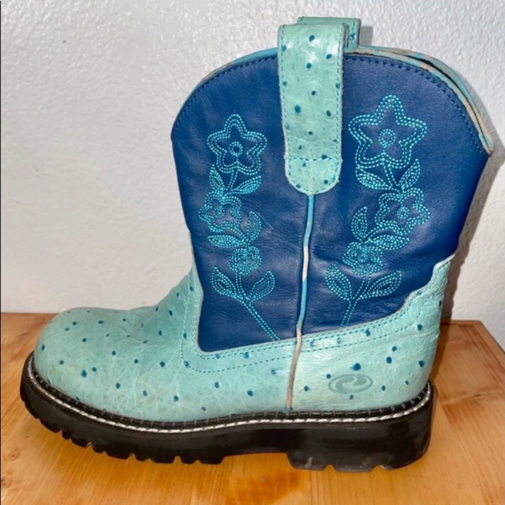 Chunk western boots